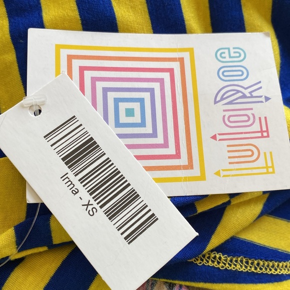 LuLaRoe “IRMA” HIGH-LOW TUNIC OVERSIZED TOP SIZE EXTRA SMALL 🌟NWT🌟 - Picture 8 of 11